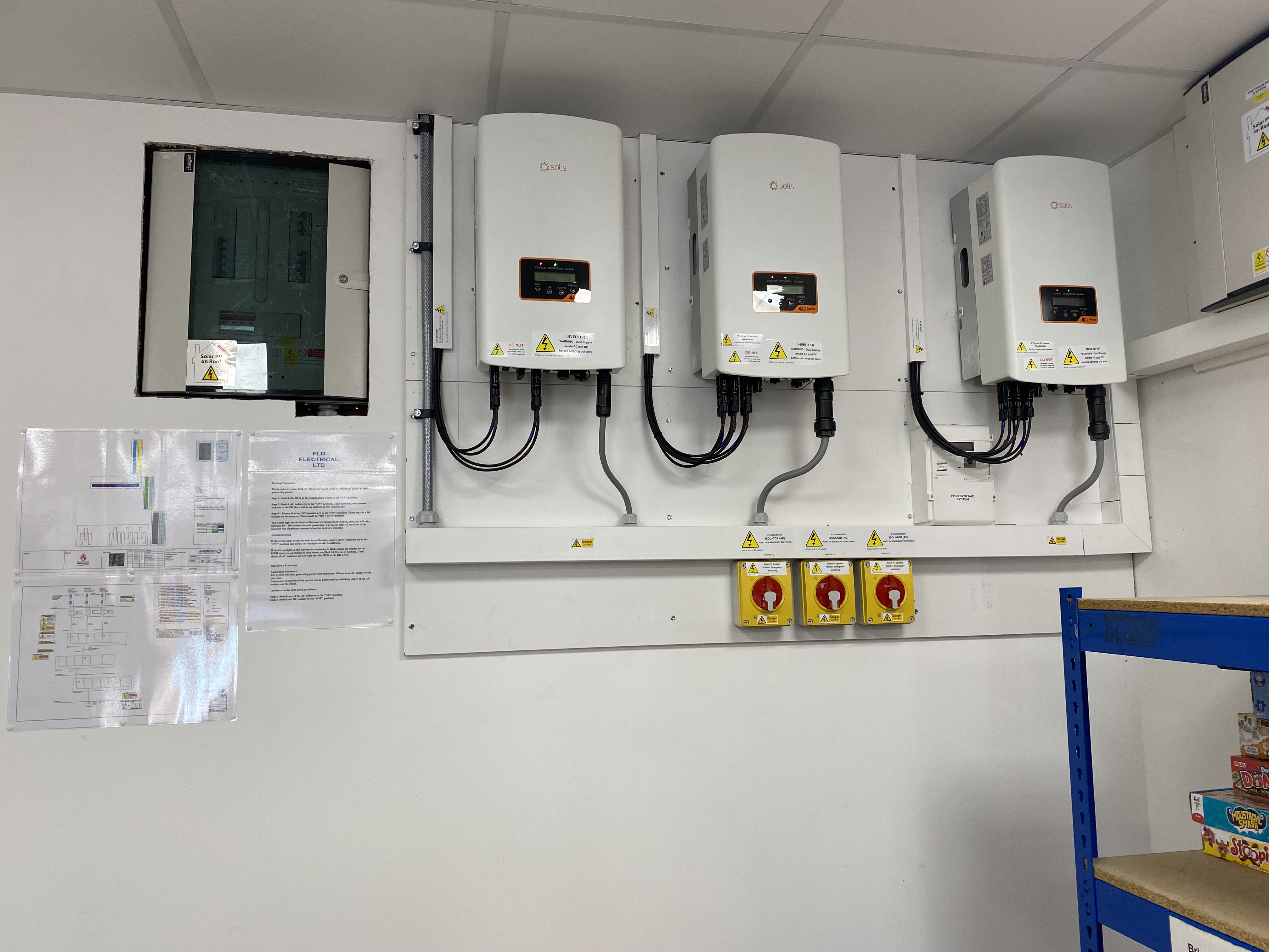 Solis inverter array installed at Swansea Recycling Plant